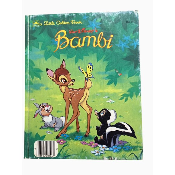 Walt Disneys Bambi Little Golden Book 106-9 - Picture 1 of 15